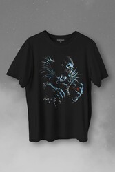 Death Note Nighmare Canavar Silüeti Dizi Anime Baskılı Tişört Unisex T-Shirt - Thumbnail