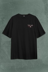 Death Note Oyun Ölüm Notu Sırt Ön Baskılı Oversize Tişört Unisex T-Shirt - Thumbnail