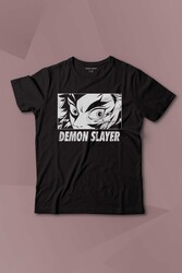 Demon Slayer Anime Baskılı Çocuk Tişört Kısa Kollu - Thumbnail