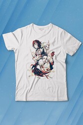 Demon Slayer Anime Dizi Japanese Japonca Kimetsu No Yaibe Baskılı Tişört Çocuk T-shirt - Thumbnail