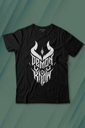 Demon You Know Devil Gothic Grunge Rock Baskılı Tişört Çocuk T-shirt - Thumbnail