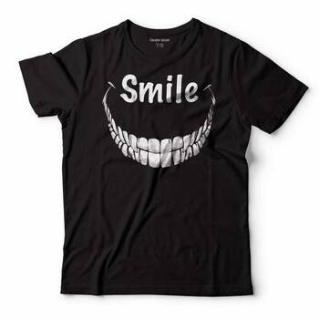 DİŞ KURU KAFA SKULL SMILE SKELETON ÇOCUK TİŞÖRT