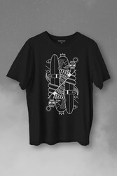 Disenos Papaz İskambil Kağıdı Çizim Baskılı Tişört Unisex T-Shirt - Thumbnail