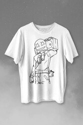 Dj Marshmello Marsh Mello Fortnite Baskılı Tişört Unisex T-shirt - Thumbnail