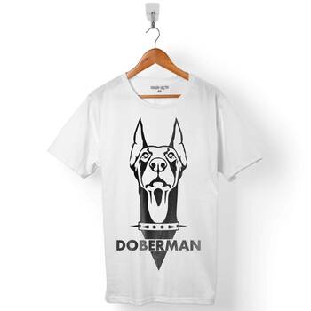 DOBERMAN DOG KÖPEK KAFA ERKEK TİŞÖRT