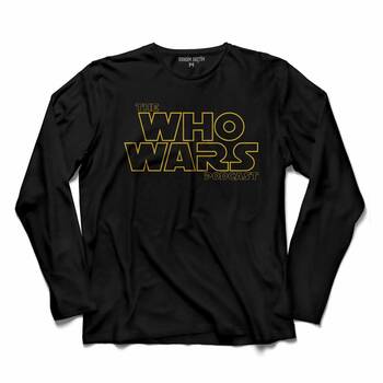 DOCTOR THE WHO WARS PODCAST DOKTOR UZUN KOLLU TİŞÖRT