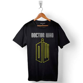 Doctor Who Bow Ties Logo Baskılı Tişört Unisex T-Shirt