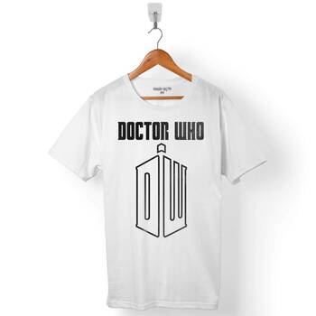 DOCTOR WHO BOW TIES LOGO ERKEK TİŞÖRT