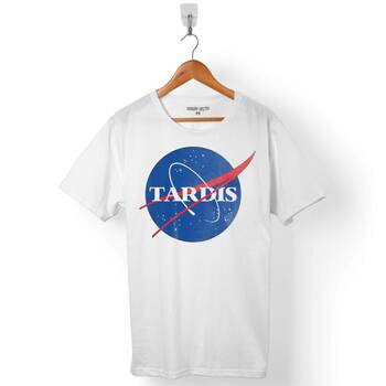 DOCTOR WHO TARDIS NASA LOGO ERKEK TİŞÖRT