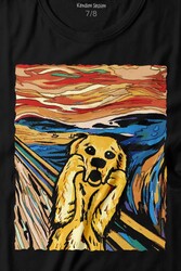 Dog Scream Munch Çığlık Urban Srteet Wear Baskılı Tişört Çocuk T-shirt - Thumbnail