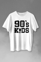 Doksanlar Çocuğu 90S Kids 1990 Lar Nostalji Baskılı Tişört Unisex T-shirt - Thumbnail