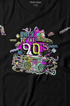 Doksanlar Pop 90'S Retro Vintage Baskılı Tişört Çocuk T-shirt