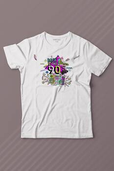 Doksanlar Pop 90'S Retro Vintage Baskılı Tişört Çocuk T-shirt