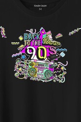 Doksanlar Pop 90'S Retro Vintage Baskılı Tişört Unisex T-Shirt - Thumbnail