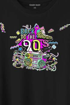 Doksanlar Pop 90'S Retro Vintage Baskılı Tişört Unisex T-Shirt