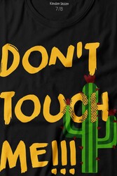 Don't Touch Me Kaktüs Baskılı Tişört Çocuk T-shirt - Thumbnail