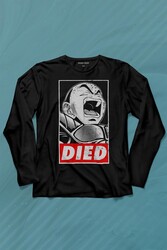 Dragon Ball Krillin Anime Dizi Urban Uzun Kollu Tişört Baskılı T-Shirt - Thumbnail