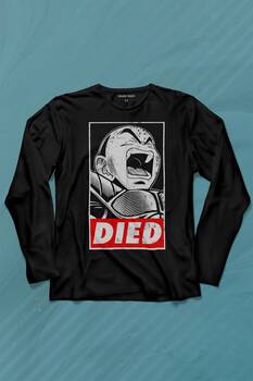 Dragon Ball Krillin Anime Dizi Urban Uzun Kollu Tişört Baskılı T-Shirt