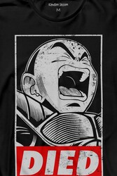 Dragon Ball Krillin Anime Dizi Urban Uzun Kollu Tişört Baskılı T-Shirt - Thumbnail