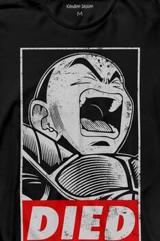 Dragon Ball Krillin Anime Dizi Urban Uzun Kollu Tişört Baskılı T-Shirt