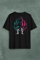 Dragon Ball Z Son Goku Sırt Ön Baskılı Oversize Tişört Unisex T-Shirt - Thumbnail