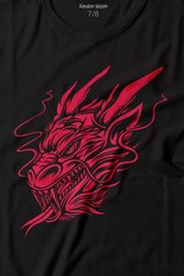 Dragon Japanese Ejder Japon Baskılı Tişört Çocuk T-shirt - Thumbnail