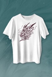 Dragon Japanese Ejder Japon Baskılı Tişört Unisex T-shirt - Thumbnail