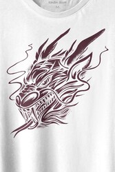 Dragon Japanese Ejder Japon Baskılı Tişört Unisex T-shirt - Thumbnail