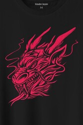 Dragon Japanese Ejder Japon Baskılı Tişört Unisex T-Shirt - Thumbnail