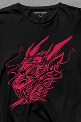 Dragon Japanese Ejder Japon Uzun Kollu Tişört Baskılı T-Shirt - Thumbnail