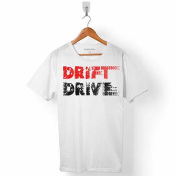 DRIFT DRIVE CAR ARAÇ KAYDIRMA MOTOSİKLET ERKEK TİŞÖRT