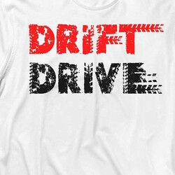 Drift Drive Car Araç Kaydırma Motosiklet Uzun Kollu Tişört Baskılı T-Shirt - Thumbnail