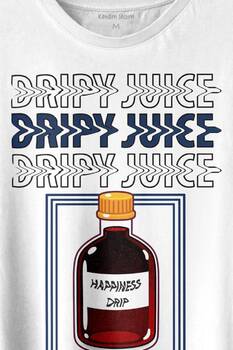 Dripy Juice Espirili Streepwear Baskılı Tişört Unisex T-shirt