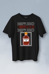 Dripy Juice Espirili Streepwear Baskılı Tişört Unisex T-Shirt - Thumbnail