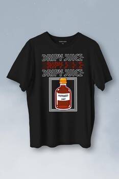 Dripy Juice Espirili Streepwear Baskılı Tişört Unisex T-Shirt