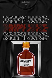 Dripy Juice Espirili Streepwear Uzun Kollu Tişört Baskılı T-Shirt - Thumbnail