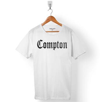 EAZY E COMPTON LOGO EAZY-E N 95 N95 ERKEK TİŞÖRT