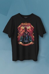 Eddie Munson Hell Fire Club Hellfire Tour Baskılı Tişört Unisex T-shirt - Thumbnail