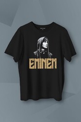 Eminem Rap Hiphop 8 Mile Shady Baskılı Tişört Unisex T-Shirt - Thumbnail