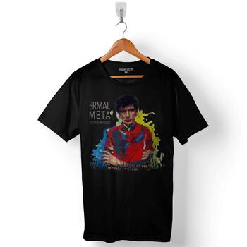 Ermal Meta Umano Armel Music Eurovısion Baskılı Tişört Unisex T-Shirt