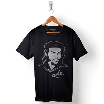 Ernesto Che Guevara Devrim Silüet Baskılı Tişört Unisex T-Shirt