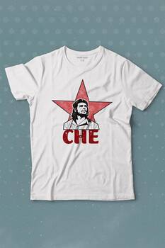 Ernosto Che Guevara Red Star Kırımızı Yıldız Baskılı Tişört Çocuk T-shirt