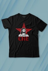 Ernosto Che Guevara Red Star Kırımızı Yıldız Baskılı Tişört Çocuk T-shirt - Thumbnail