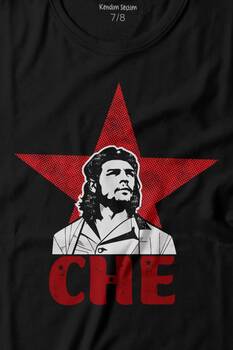 Ernosto Che Guevara Red Star Kırımızı Yıldız Baskılı Tişört Çocuk T-shirt