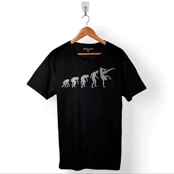 Evolution Evrim Breakdance Break Dance Hip Hop Baskılı Tişört Unisex T-Shirt