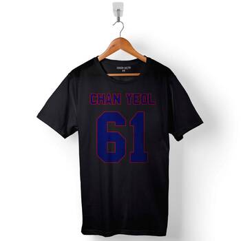 Exo Chanyeol Chan Yeol 61 Logo Baskılı Tişört Unisex T-Shirt