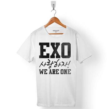 EXO WE ARE ONE LOGO ERKEK TİŞÖRT