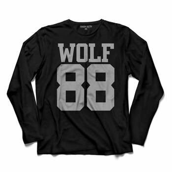 EXO WOLF 88 WOLF88 LOGO UZUN KOLLU TİŞÖRT