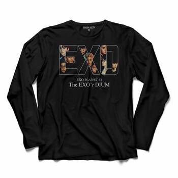 EXO'RDIUM EXORDIUM EXO PLANET LOGO UZUN KOLLU TİŞÖRT