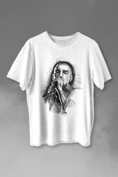 Ezhel Sercan İpekçioğlu Kazıdık Tırnaklarla Baskılı Tişört Unisex T-shirt - Thumbnail